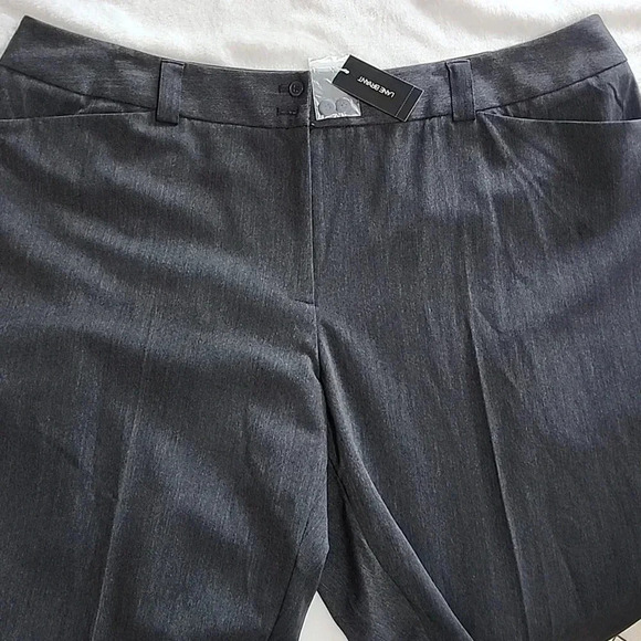 Women's Lane Bryant Houston Trouser, Charcoal Gray, Size 22, NWT - Picture 3 of 8